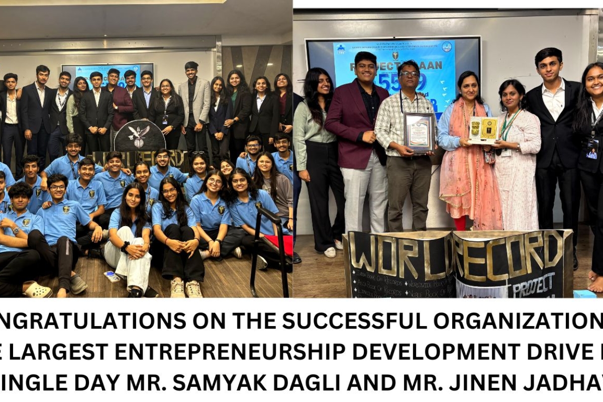 Narsee Monjee Finance and Investment Cell Sets a Bharatiya Book of Records with Monumental Student Participation